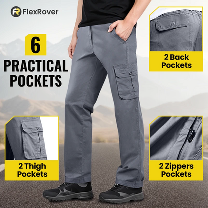 FlexRover - LAST DAY 70% OFF - Ultra Comfort Flex Fit Durable Cargo Pants