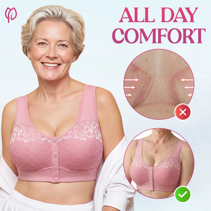 Posy Bra - Comfortable Front Closure Cotton Shaping Bra for Seniors