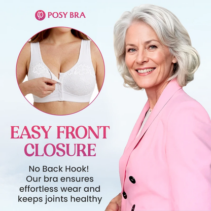 Posy Bra - Comfortable Front Closure Cotton Shaping Bra for Seniors