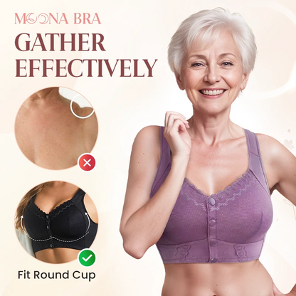Moona Bra - Front Closure Breathable Bra for Seniors