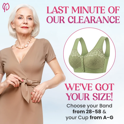 Posy Bra - Comfortable Front Closure Cotton Shaping Bra for Seniors