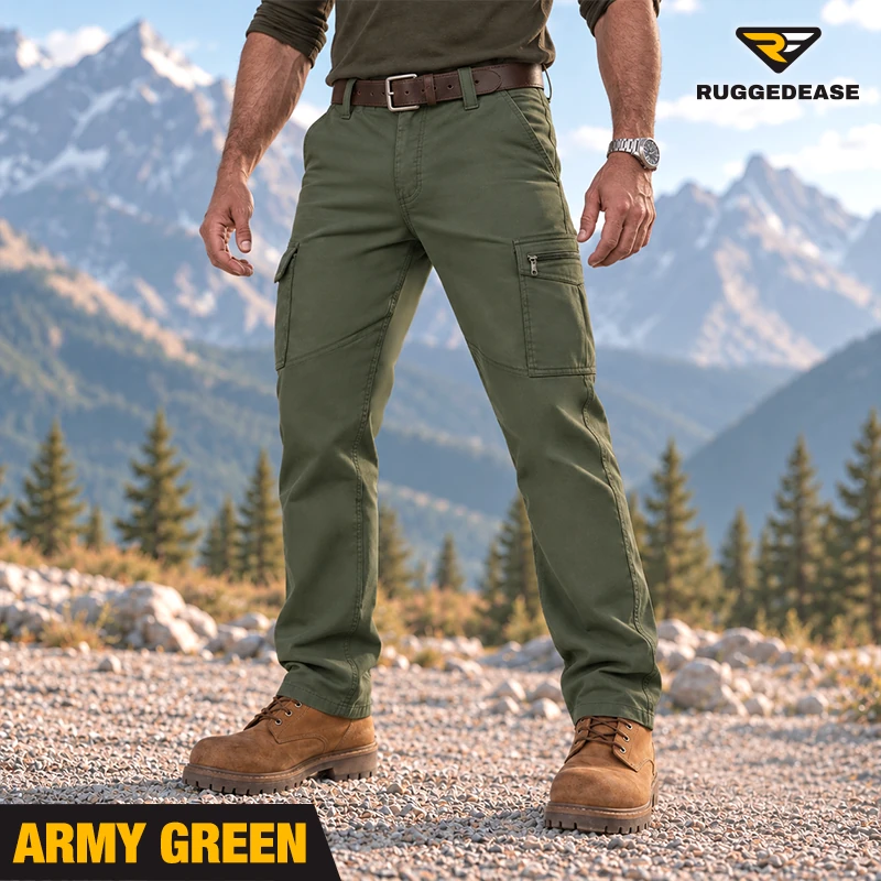 RuggedEase - Men's Comfort Flex Waist Utility Cargo Pants