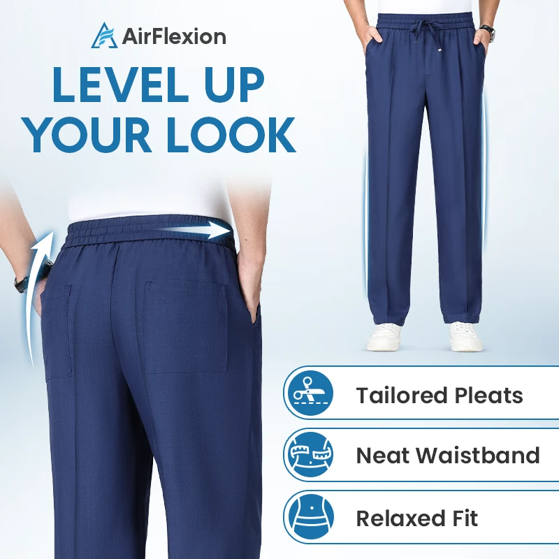 AirFlexion - LAST DAY 70% OFF - Pull On Stretch Relaxed Fit Smart Casual Pants