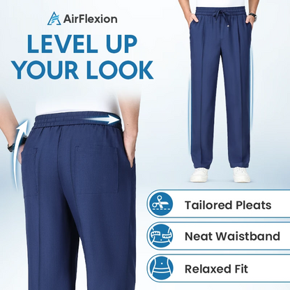 AirFlexion - LAST DAY 70% OFF - Pull On Stretch Relaxed Fit Smart Casual Pants