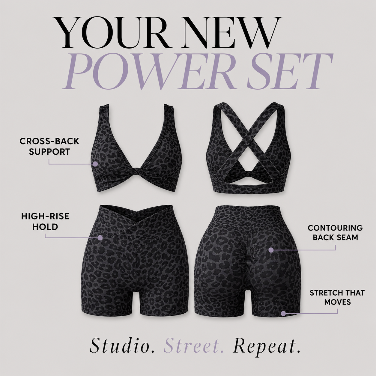VYRA Sculpt cross-back, high-rise, and contour benefits